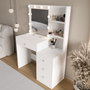 Hanah Home Monroe - MO2-W Mesa de Maquillaje Blanca